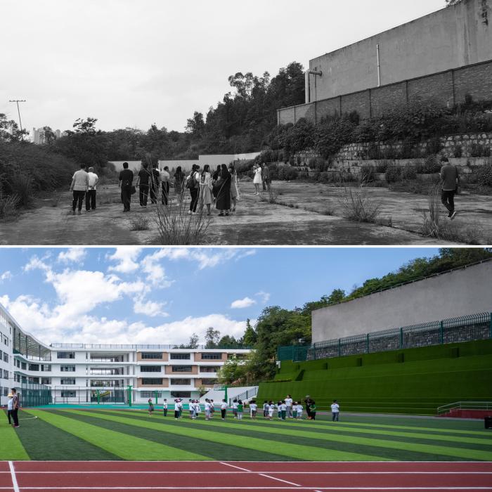 BIM建筑|校园再生，半山半校：云南玉溪生态实验小学 / 思序设计