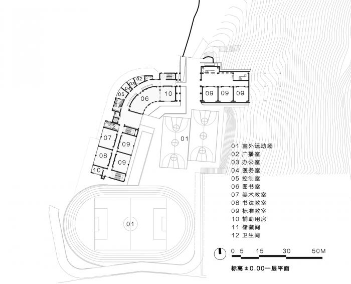 BIM建筑|校园再生，半山半校：云南玉溪生态实验小学 / 思序设计