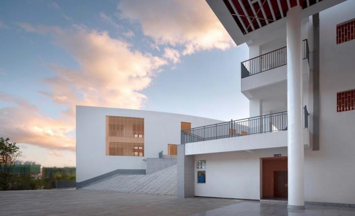 BIM建筑|立体“院落”空间：云南师范大学实验中学 / 清华大学建筑设计院 + 清华大学建筑学院