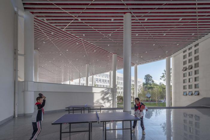 BIM建筑|立体“院落”空间：云南师范大学实验中学 / 清华大学建筑设计院 + 清华大学建筑学院