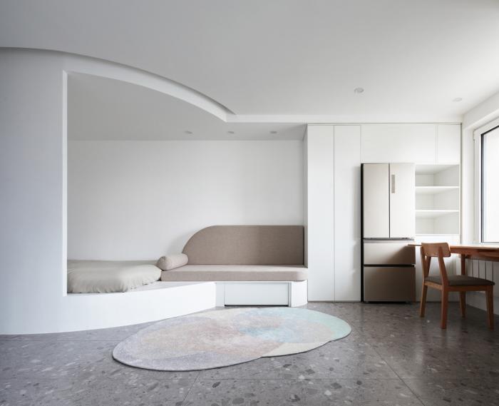 BIM建筑|「 微 居 」一种极小户型的空间释放 / 戏构建筑设计