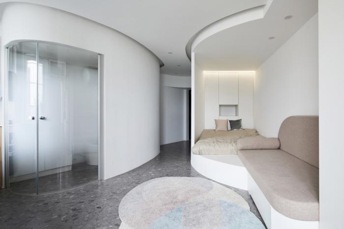 BIM建筑|「 微 居 」一种极小户型的空间释放 / 戏构建筑设计