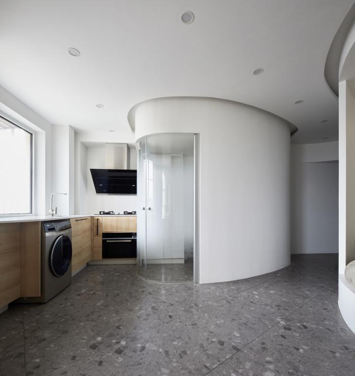 BIM建筑|「 微 居 」一种极小户型的空间释放 / 戏构建筑设计