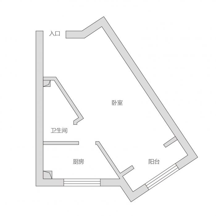 BIM建筑|「 微 居 」一种极小户型的空间释放 / 戏构建筑设计