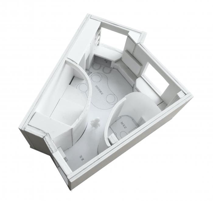 BIM建筑|「 微 居 」一种极小户型的空间释放 / 戏构建筑设计