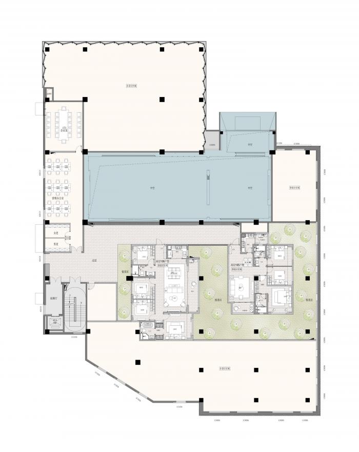 BIM建筑|素雅与轻奢并存：成都金地商置&弘阳地产·梵锦108生活体验馆 / 成执设计