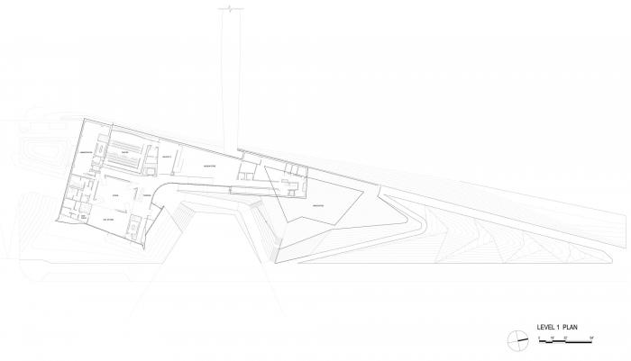 BIM建筑|如“风车”般旋转：美国奥林匹克博物馆 / DS+R