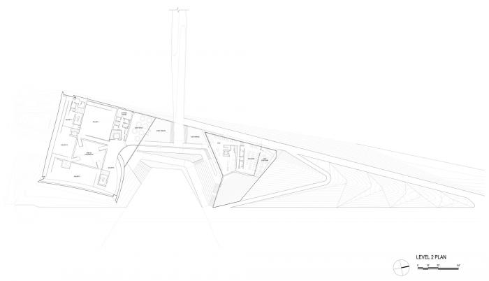 BIM建筑|如“风车”般旋转：美国奥林匹克博物馆 / DS+R