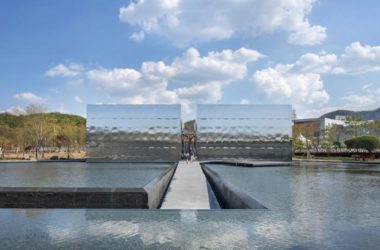 BIM建筑|天空与水编织一体，硬质金属折射出未来感：“Mon Amour” 文化空间-BIM建筑网