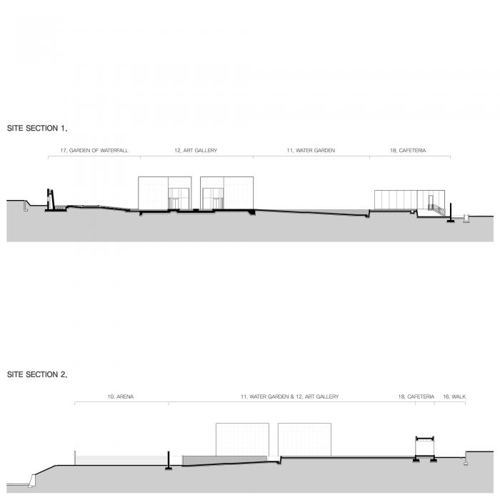 BIM建筑|天空与水编织一体，硬质金属折射出未来感：“Mon Amour” 文化空间