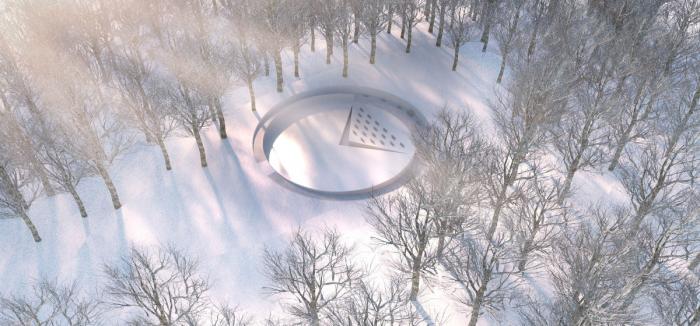 BIM建筑|美国桑迪胡克永久性纪念空间竞标方案：我所看着的世界 / 平时建筑事务所