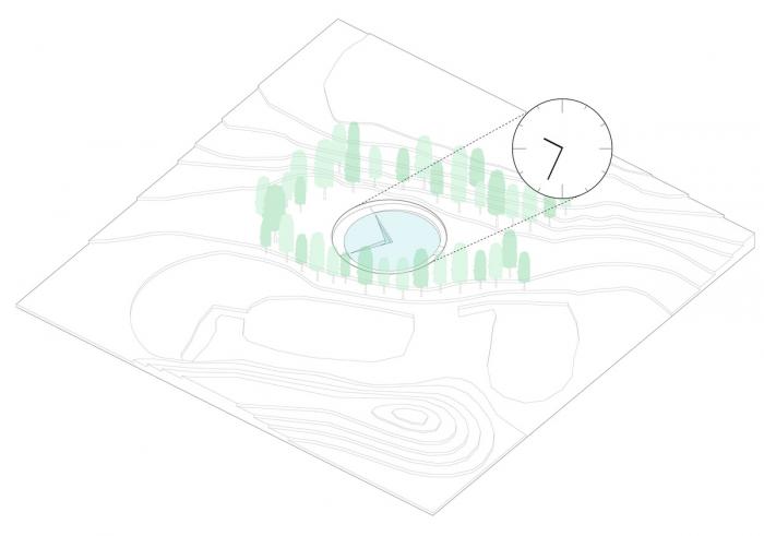 BIM建筑|美国桑迪胡克永久性纪念空间竞标方案：我所看着的世界 / 平时建筑事务所