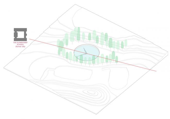 BIM建筑|美国桑迪胡克永久性纪念空间竞标方案：我所看着的世界 / 平时建筑事务所