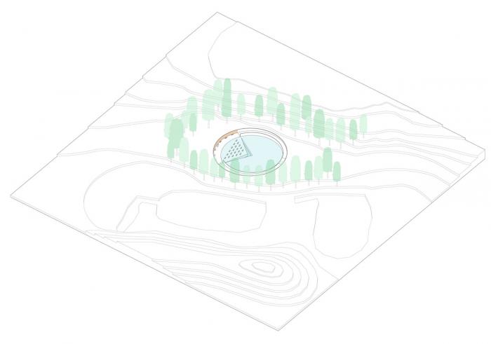 BIM建筑|美国桑迪胡克永久性纪念空间竞标方案：我所看着的世界 / 平时建筑事务所