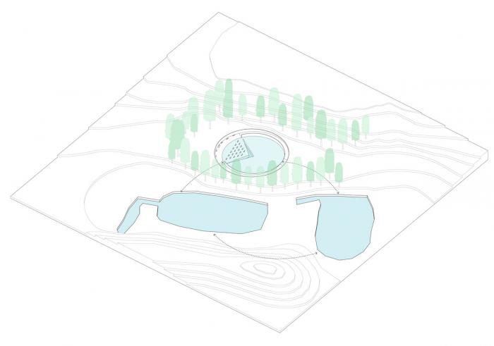 BIM建筑|美国桑迪胡克永久性纪念空间竞标方案：我所看着的世界 / 平时建筑事务所