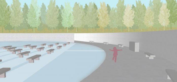 BIM建筑|美国桑迪胡克永久性纪念空间竞标方案：我所看着的世界 / 平时建筑事务所