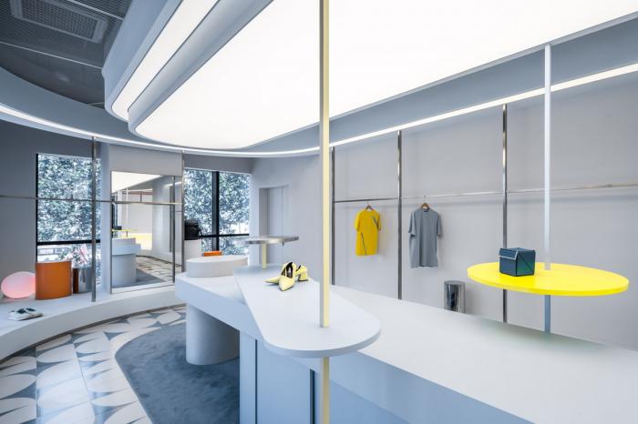 BIM建筑|犹如置身抽象派和构成主义美术馆——ON/OFF时尚买手店 / Studiolite