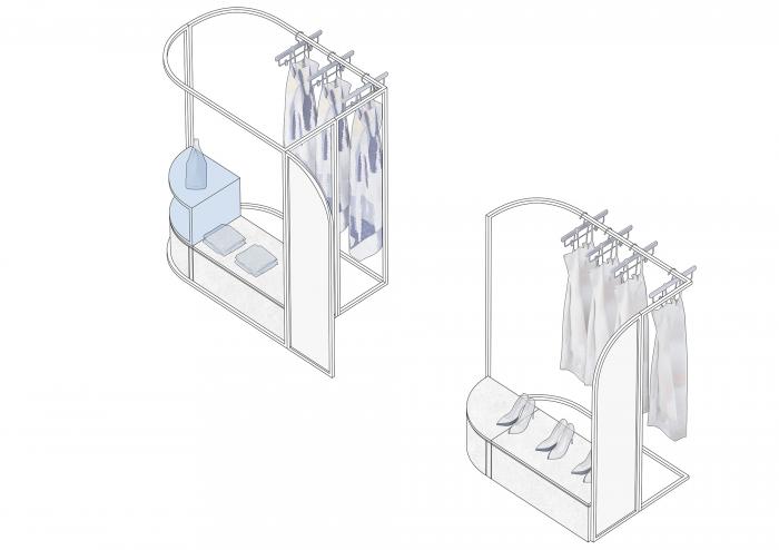 BIM建筑|犹如置身抽象派和构成主义美术馆——ON/OFF时尚买手店 / Studiolite