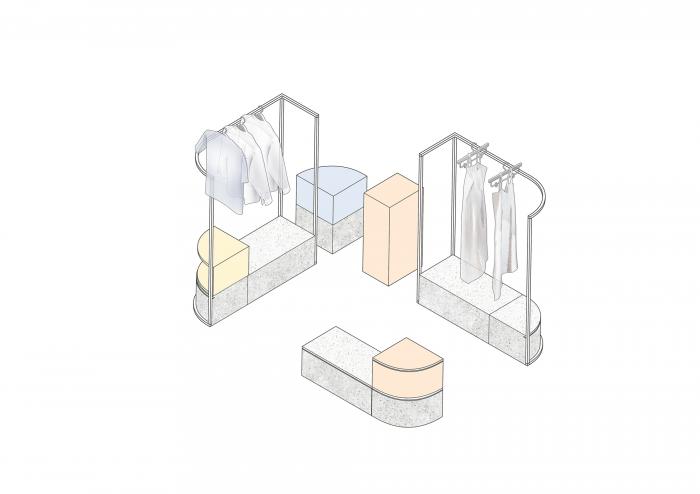 BIM建筑|犹如置身抽象派和构成主义美术馆——ON/OFF时尚买手店 / Studiolite