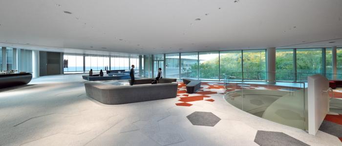 BIM建筑|流动身形，与海浪共舞：大金工业总部 / 竹中工务店