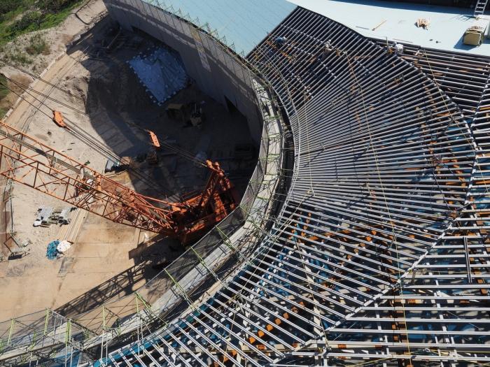 BIM建筑|流动身形，与海浪共舞：大金工业总部 / 竹中工务店