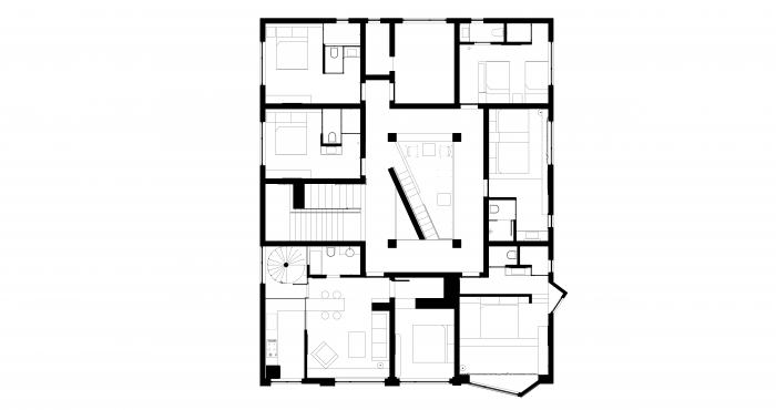 BIM建筑|夜阑·COLOUR民宿，延庆 / 阿穆隆设计工作室