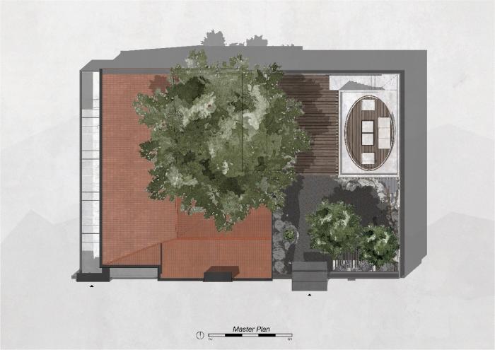 BIM建筑|一米藏：在100平米的院子里不动声色地炫技