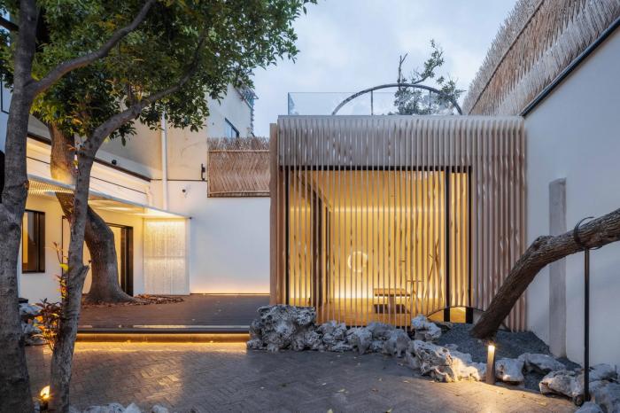 BIM建筑|一米藏：在100平米的院子里不动声色地炫技