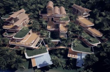 BIM建筑|扎哈事务所“罗阿坦岛住宅”方案，漂浮的丛林聚落-BIM建筑网