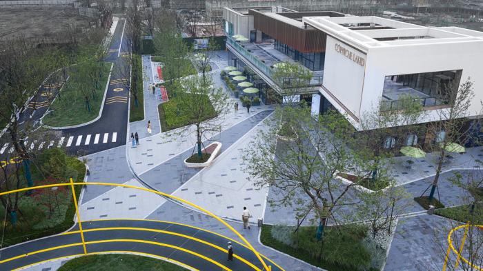 BIM建筑|未来街区，幸福满满：万科海上都会 / 创浦景观设计