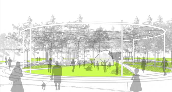 BIM建筑|未来街区，幸福满满：万科海上都会 / 创浦景观设计