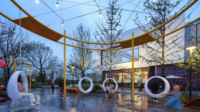 BIM建筑|未来街区，幸福满满：万科海上都会 / 创浦景观设计