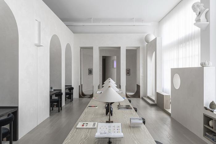 BIM建筑|古典美学诠释永恒空间：EVD办公空间 / EVD