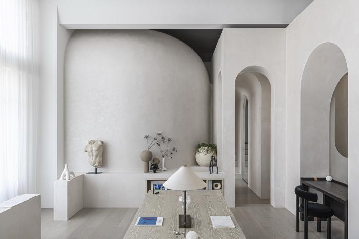 BIM建筑|古典美学诠释永恒空间：EVD办公空间 / EVD