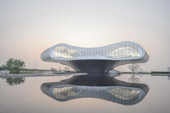 BIM建筑|场域空间与艺术镜像：世茂 · 浪花艺术馆 / 北京日清建筑设计