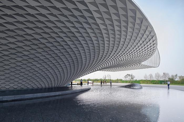 BIM建筑|场域空间与艺术镜像：世茂 · 浪花艺术馆 / 北京日清建筑设计