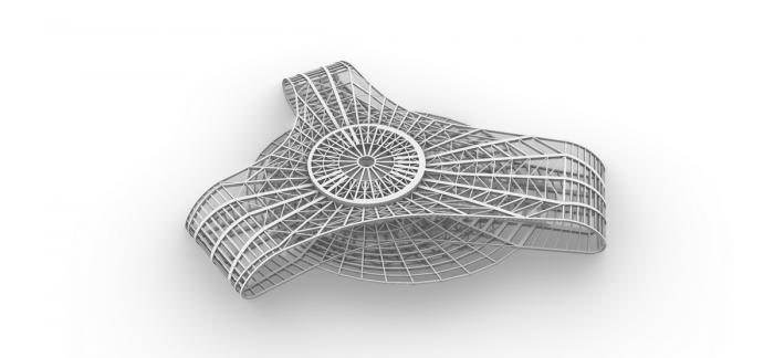 BIM建筑|场域空间与艺术镜像：世茂 · 浪花艺术馆 / 北京日清建筑设计