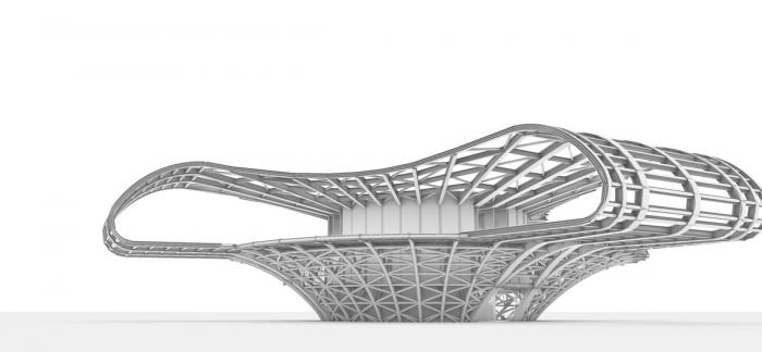 BIM建筑|场域空间与艺术镜像：世茂 · 浪花艺术馆 / 北京日清建筑设计