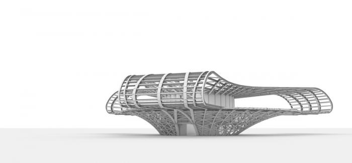 BIM建筑|场域空间与艺术镜像：世茂 · 浪花艺术馆 / 北京日清建筑设计