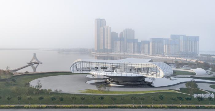 BIM建筑|场域空间与艺术镜像：世茂 · 浪花艺术馆 / 北京日清建筑设计