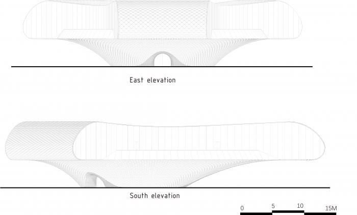 BIM建筑|场域空间与艺术镜像：世茂 · 浪花艺术馆 / 北京日清建筑设计