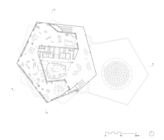 BIM建筑|海尔布隆科技馆，螺旋围合的马蹄形空间