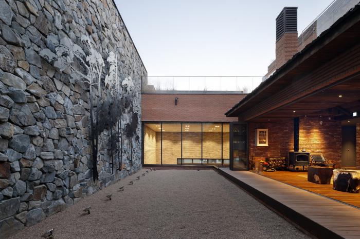 BIM建筑|村庄小房子堆砌于白色盒子中：韩国0914旗舰店