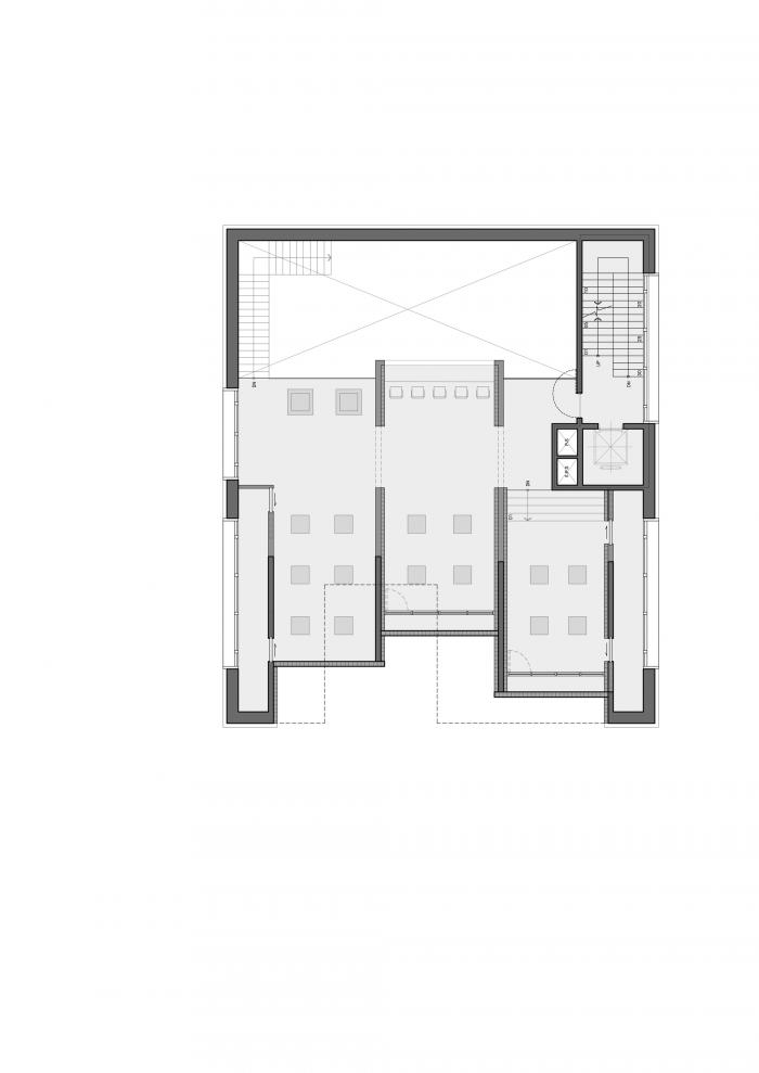 BIM建筑|村庄小房子堆砌于白色盒子中：韩国0914旗舰店