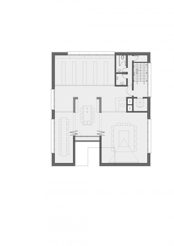 BIM建筑|村庄小房子堆砌于白色盒子中：韩国0914旗舰店