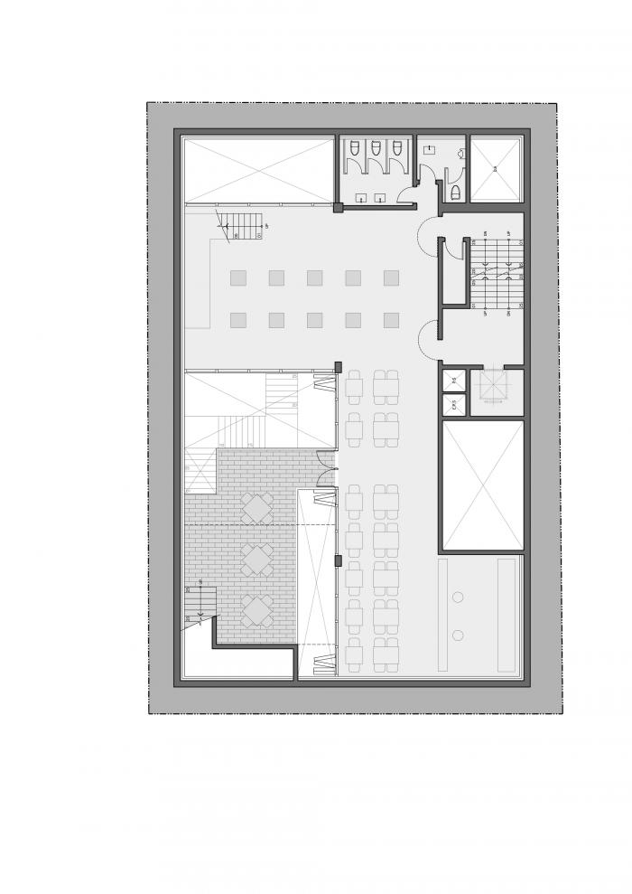 BIM建筑|村庄小房子堆砌于白色盒子中：韩国0914旗舰店