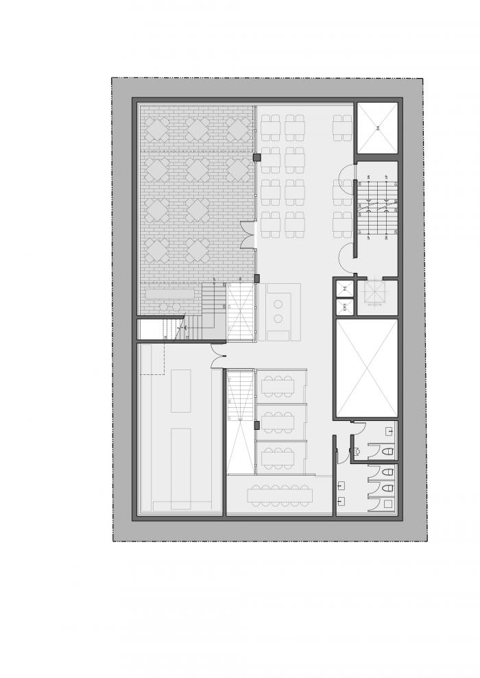 BIM建筑|村庄小房子堆砌于白色盒子中：韩国0914旗舰店