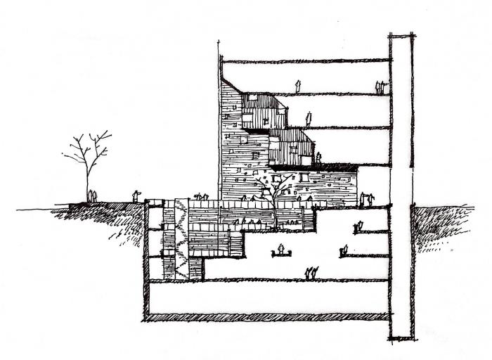 BIM建筑|村庄小房子堆砌于白色盒子中：韩国0914旗舰店