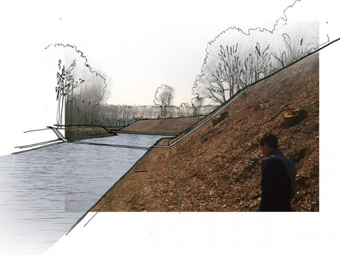 BIM建筑|沉于水中的隐秘通道——摩西桥 / RO&AD