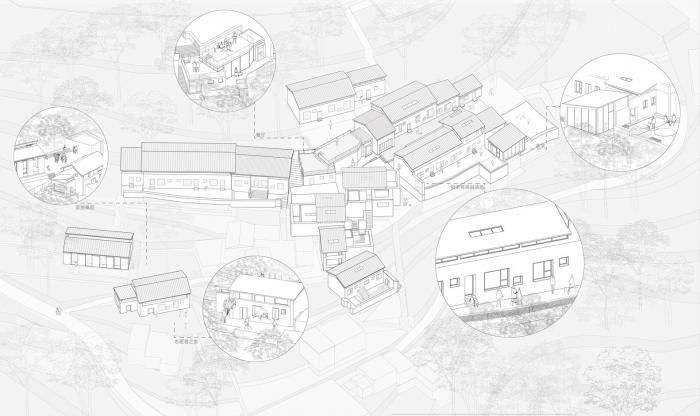 BIM建筑|百美村宿•拉毫石屋 / 原榀建筑事务所